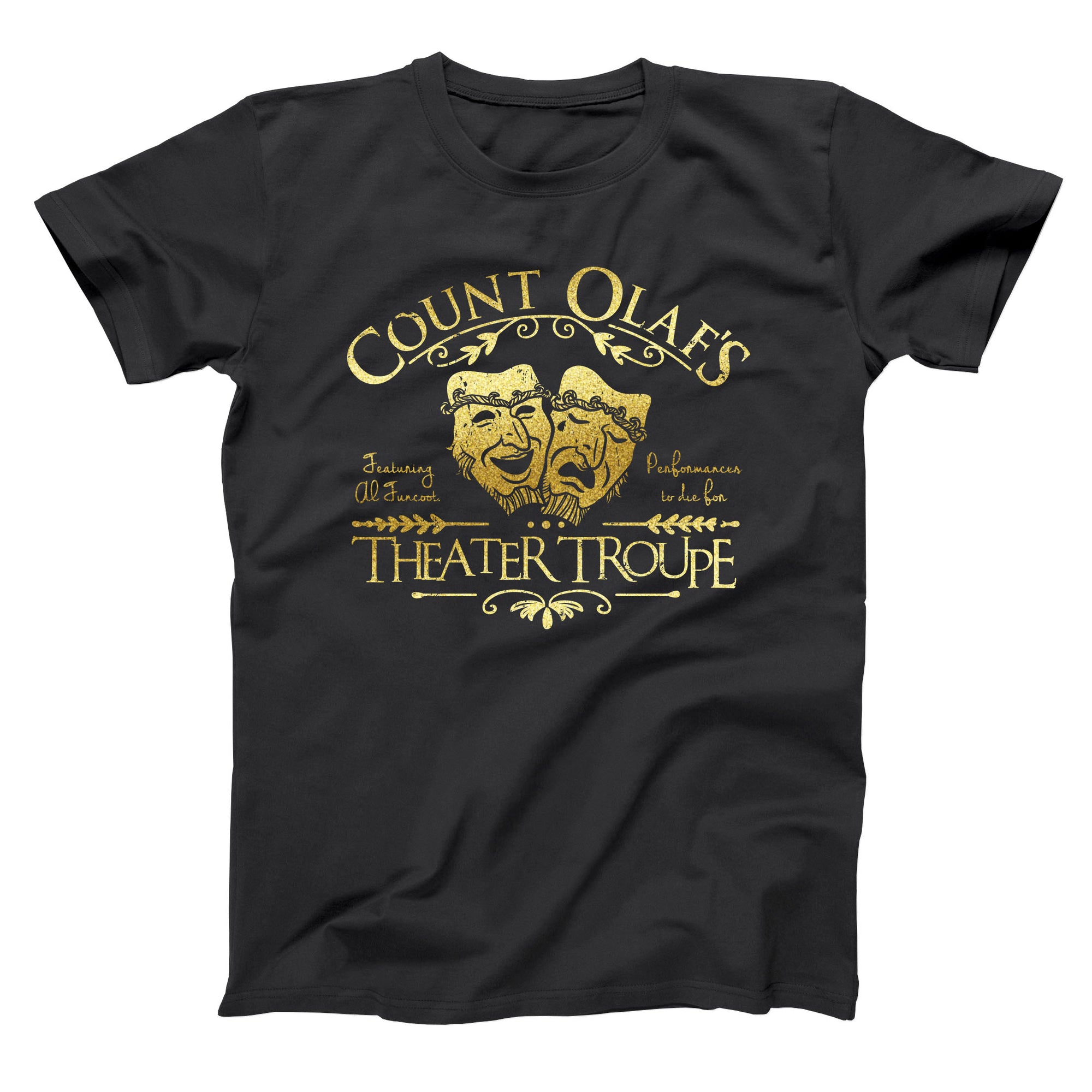 Count Olafs Theater Troupe Tshirt - Donkey Tees