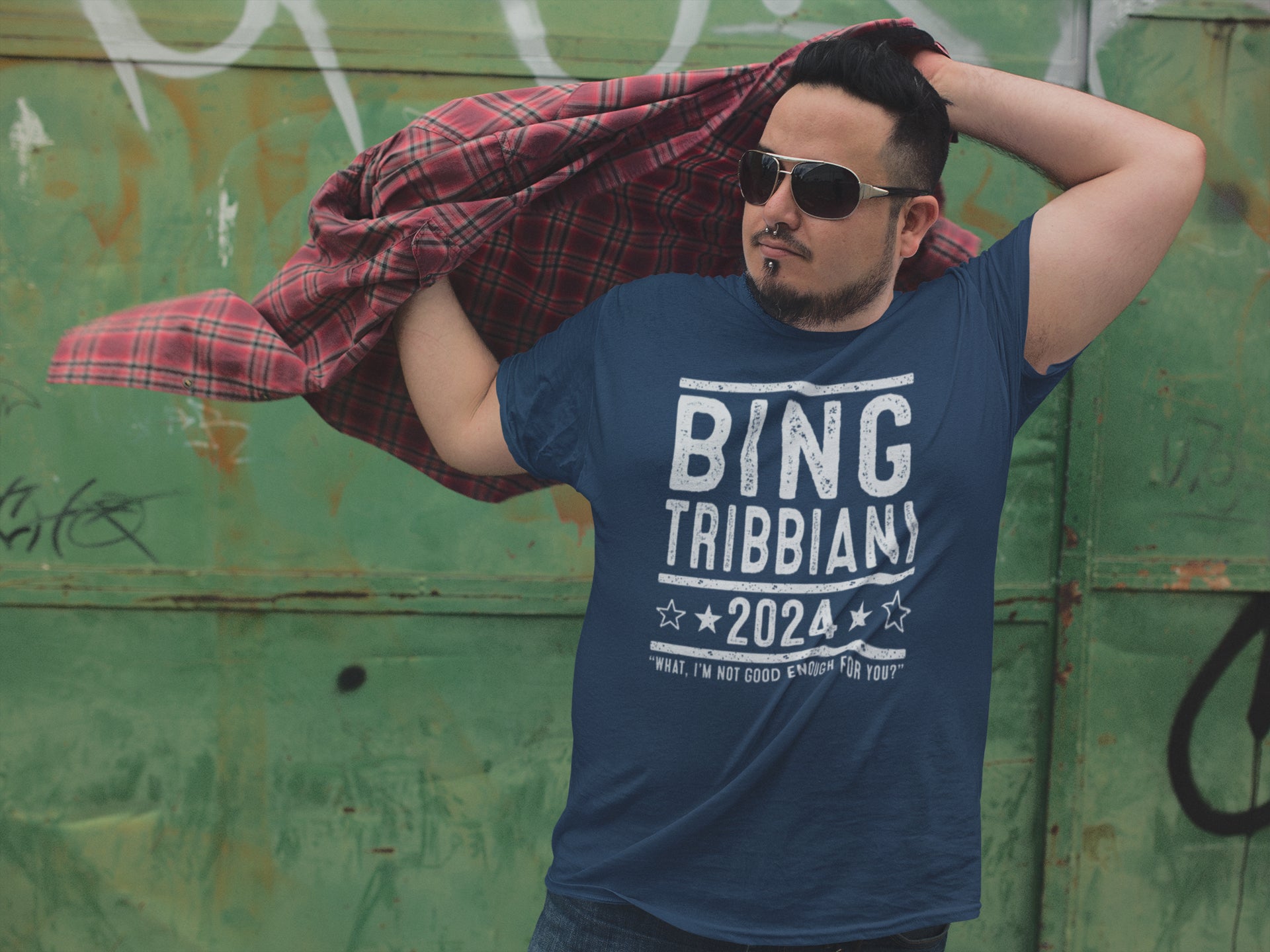 Bing Tribbiani 2024 Election Tshirt - Donkey Tees