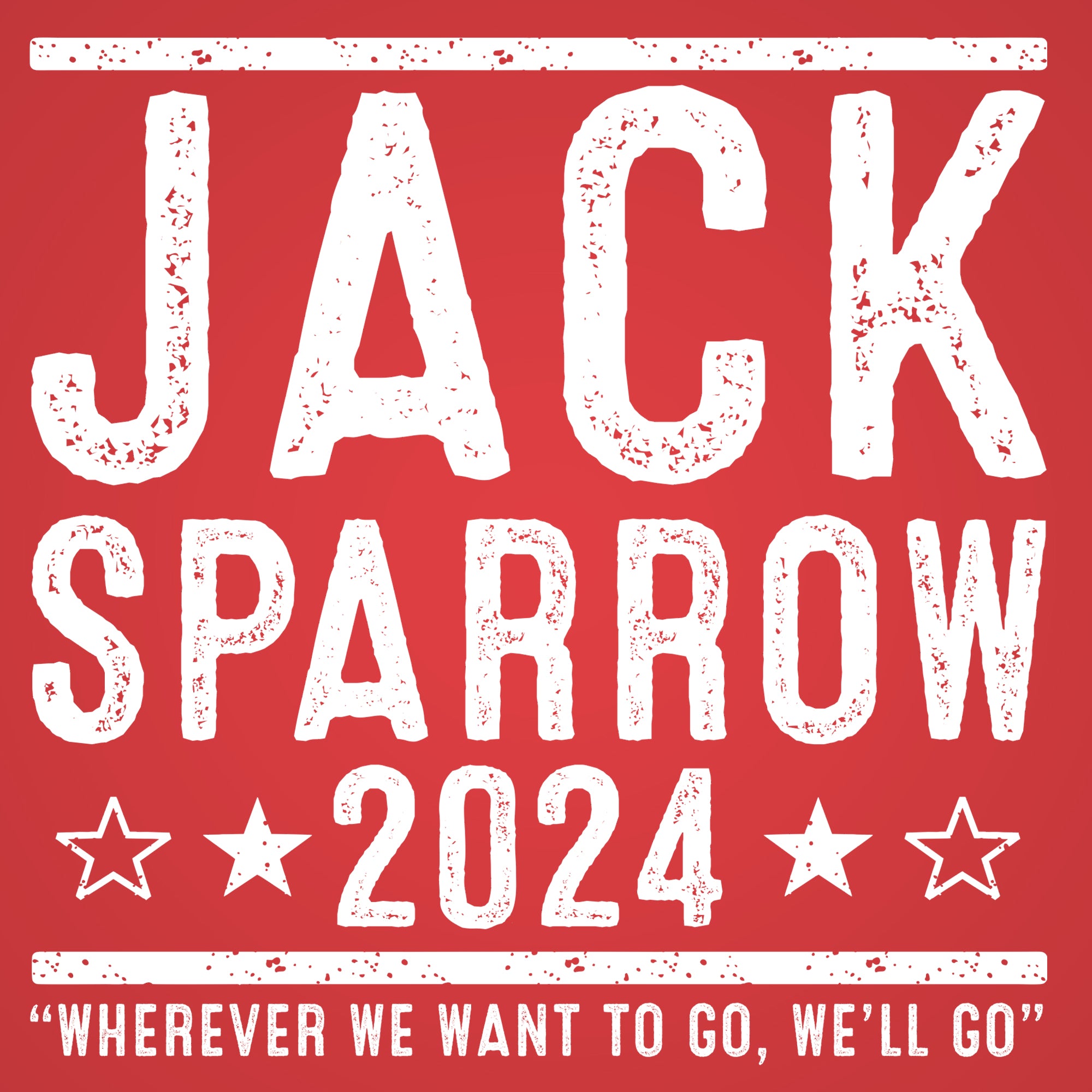 Jack Sparrow 2024 Election Tshirt - Donkey Tees