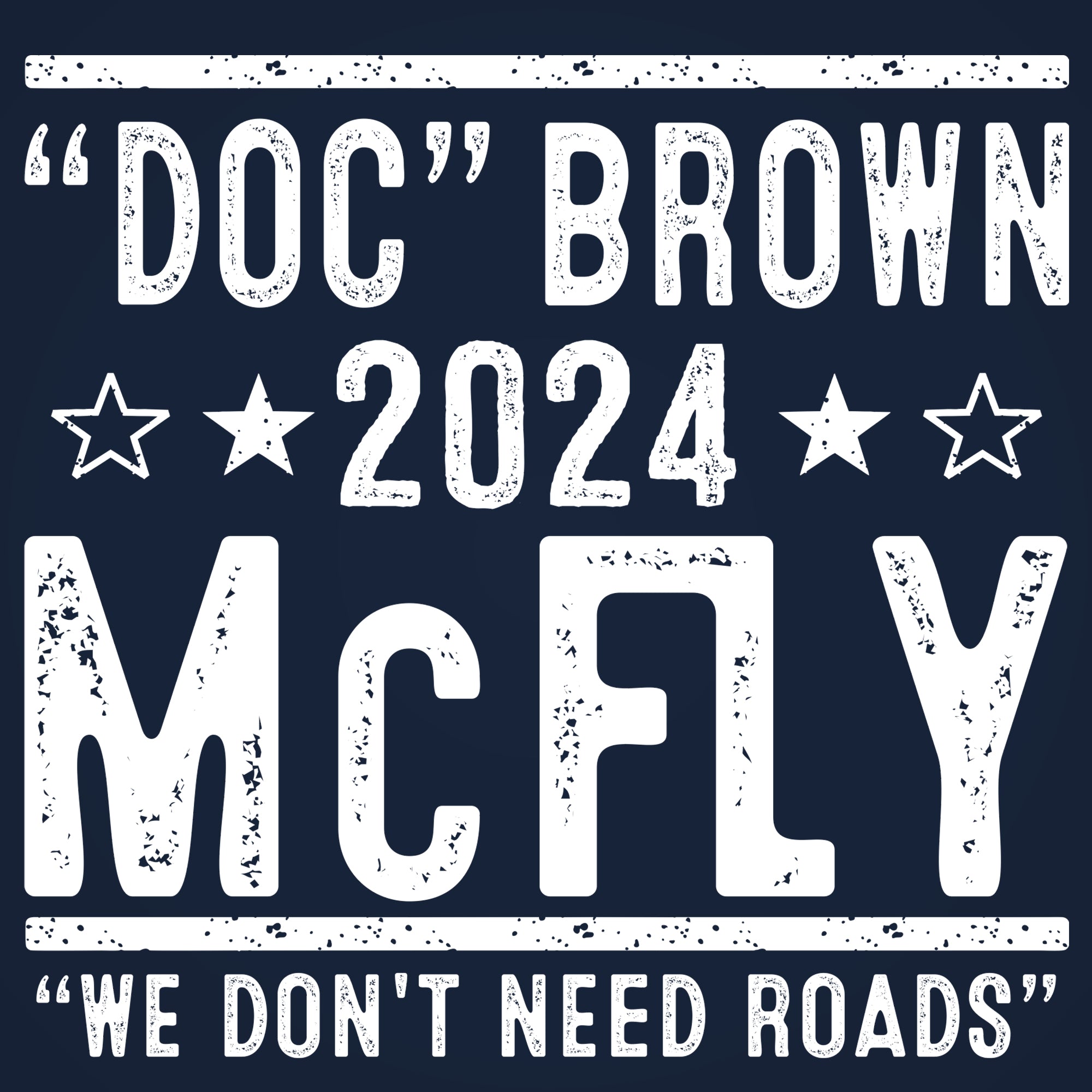 Doc Brown Marty McFly 2024 Election Tshirt - Donkey Tees