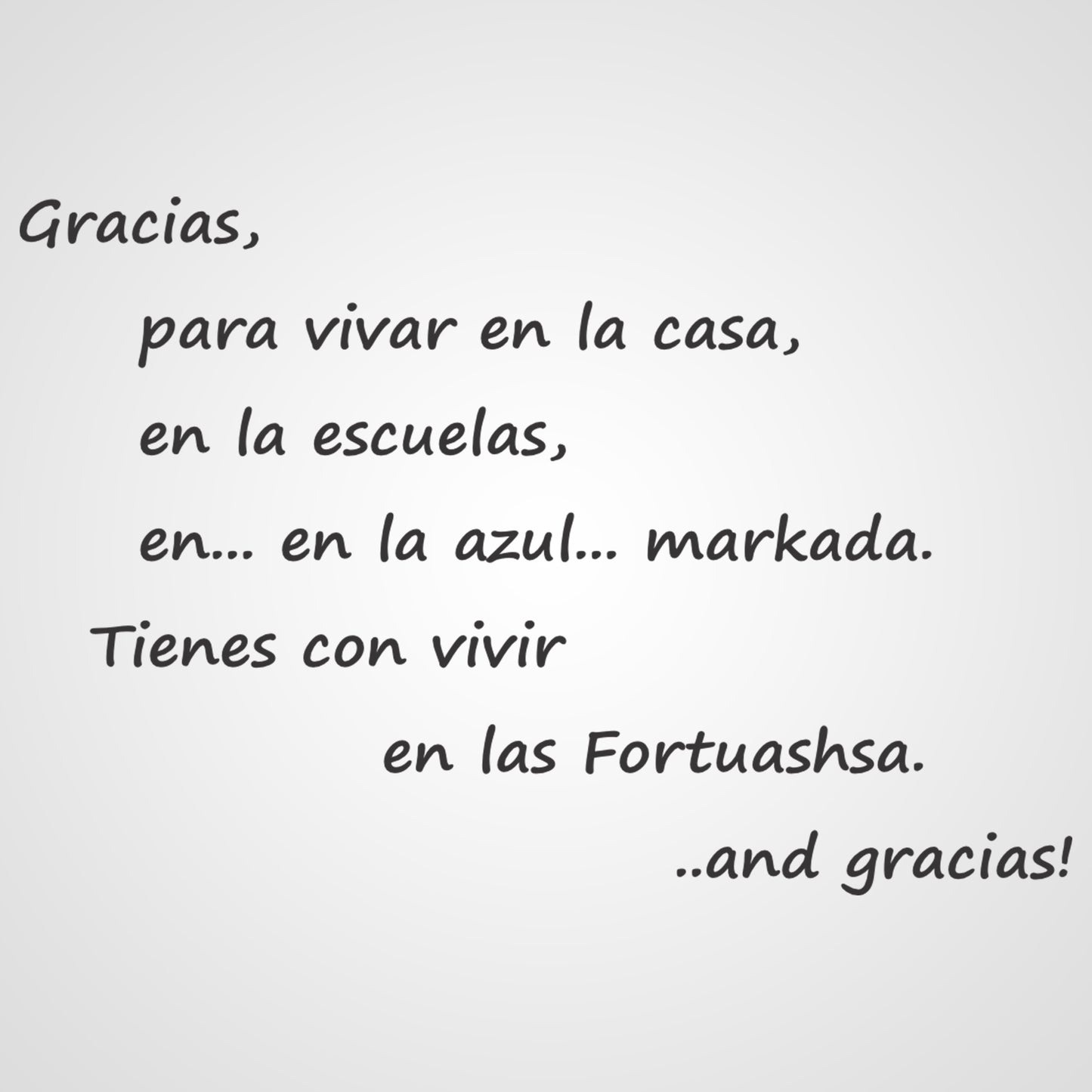Bridesmaid Spanish Speech