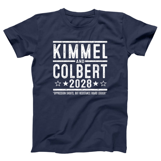 Kimmel and Colbert 2028 Election Shirt