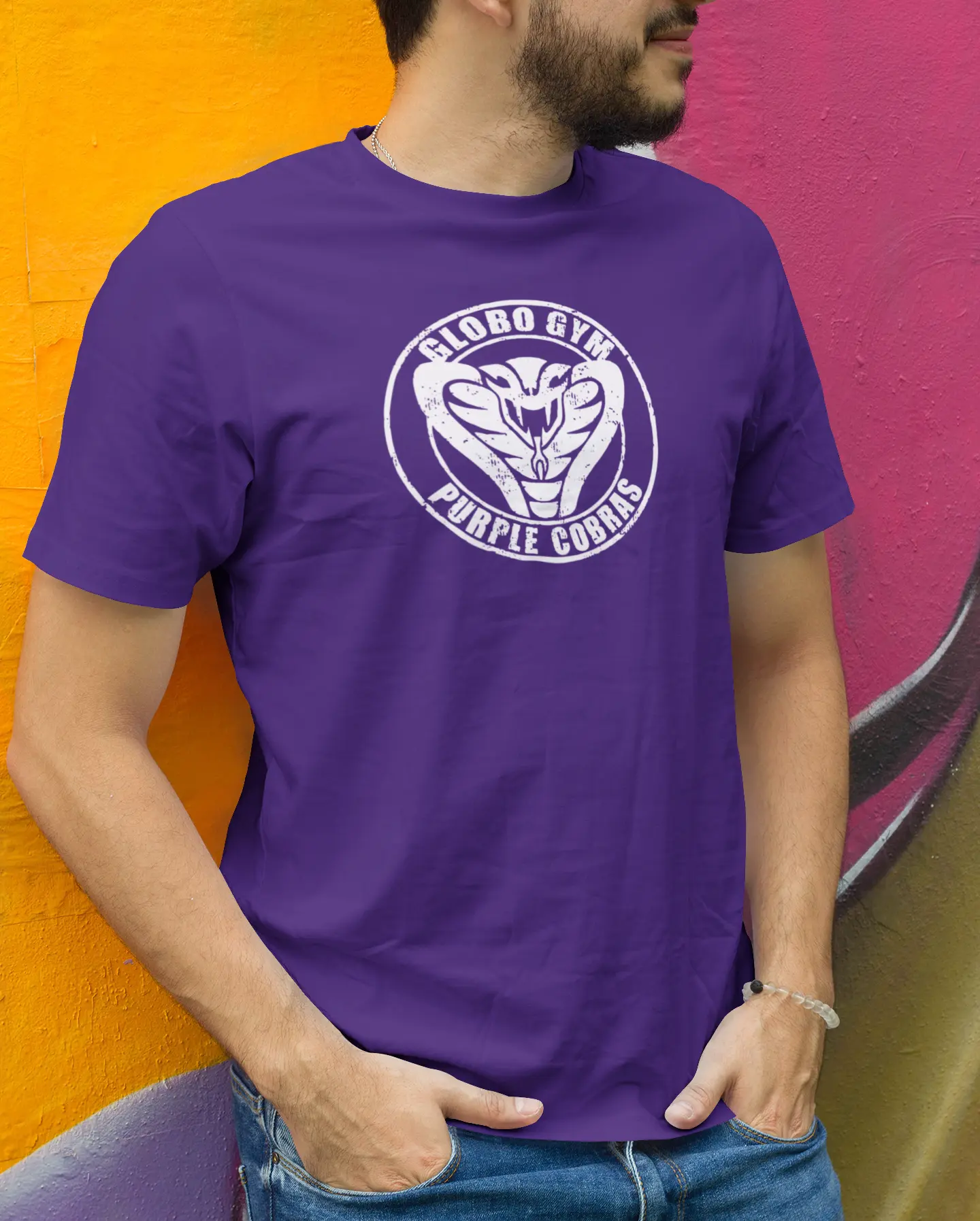 Globo Gym Purple Cobras Tshirt - Donkey Tees