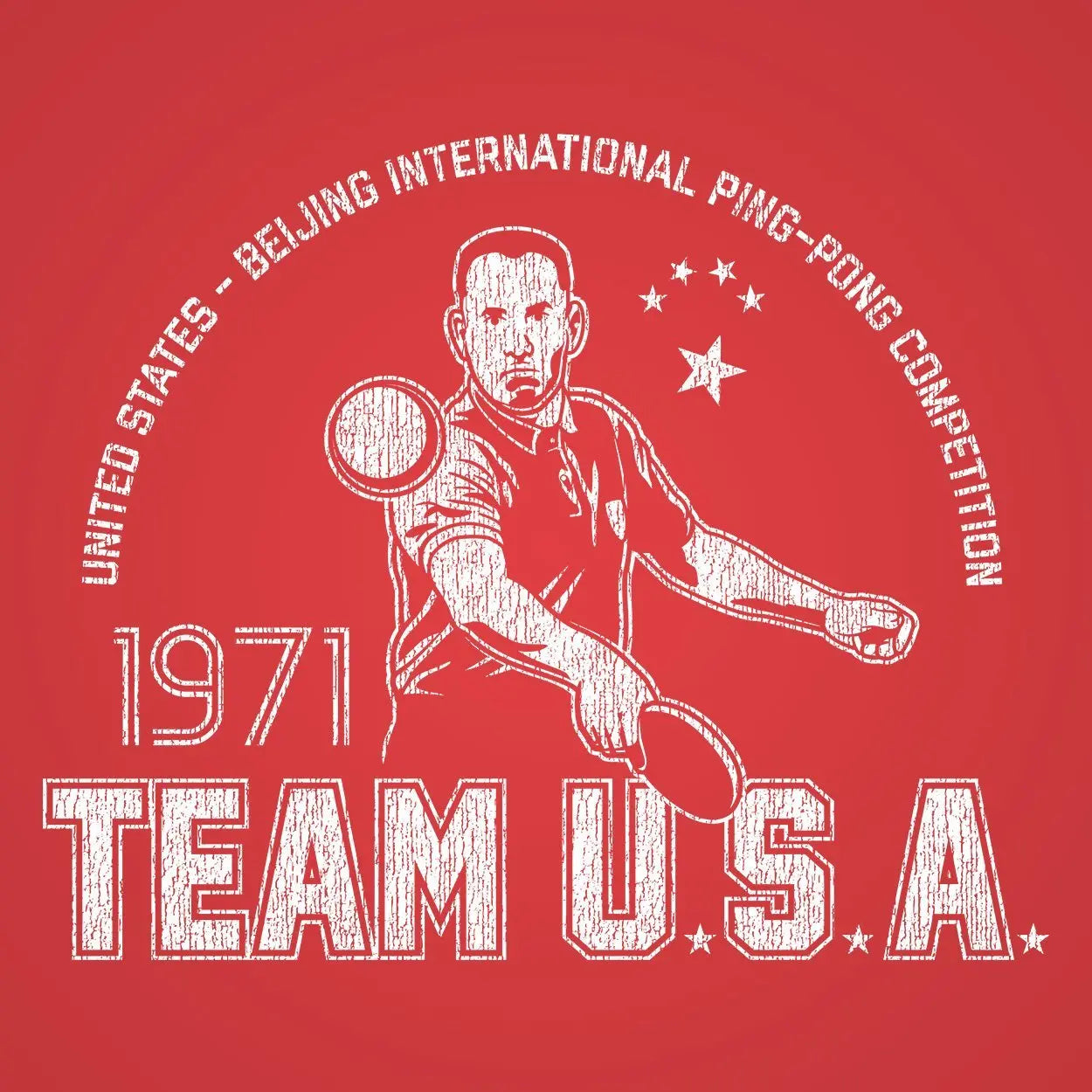 Gump Ping Pong Team Usa Tshirt - Donkey Tees