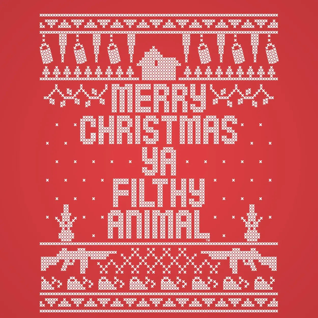 Home Merry Christmas Ya Filthy Animal Tshirt - Donkey Tees