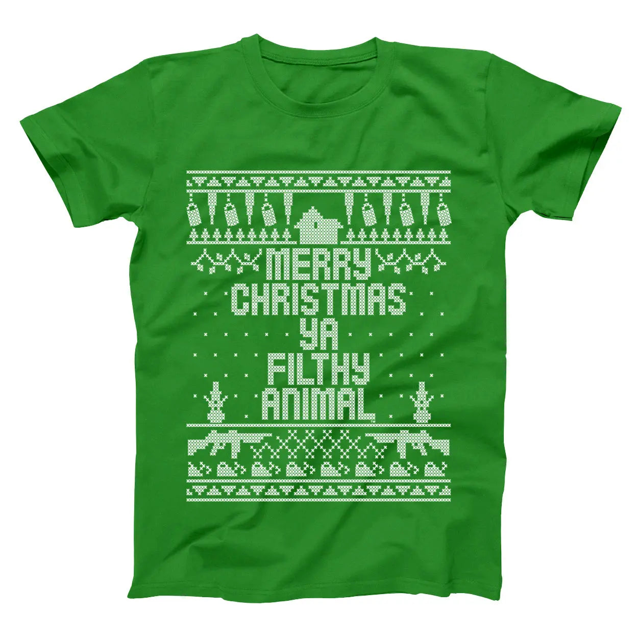 Home Merry Christmas Ya Filthy Animal Tshirt - Donkey Tees