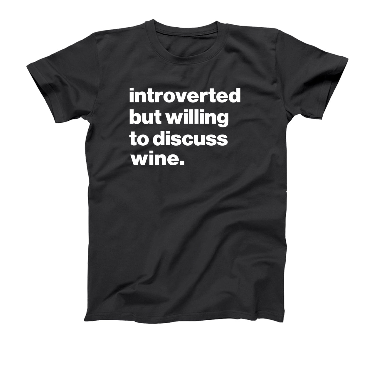 Introverted But Willing To Discuss Wine Tshirt - Donkey Tees