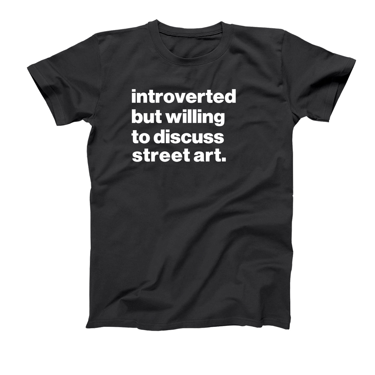 Introverted But Willing To Discuss Street Art Tshirt - Donkey Tees