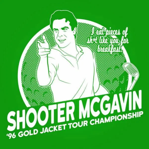 Shooter Mcgavin Golf Champ Tshirt - Donkey Tees