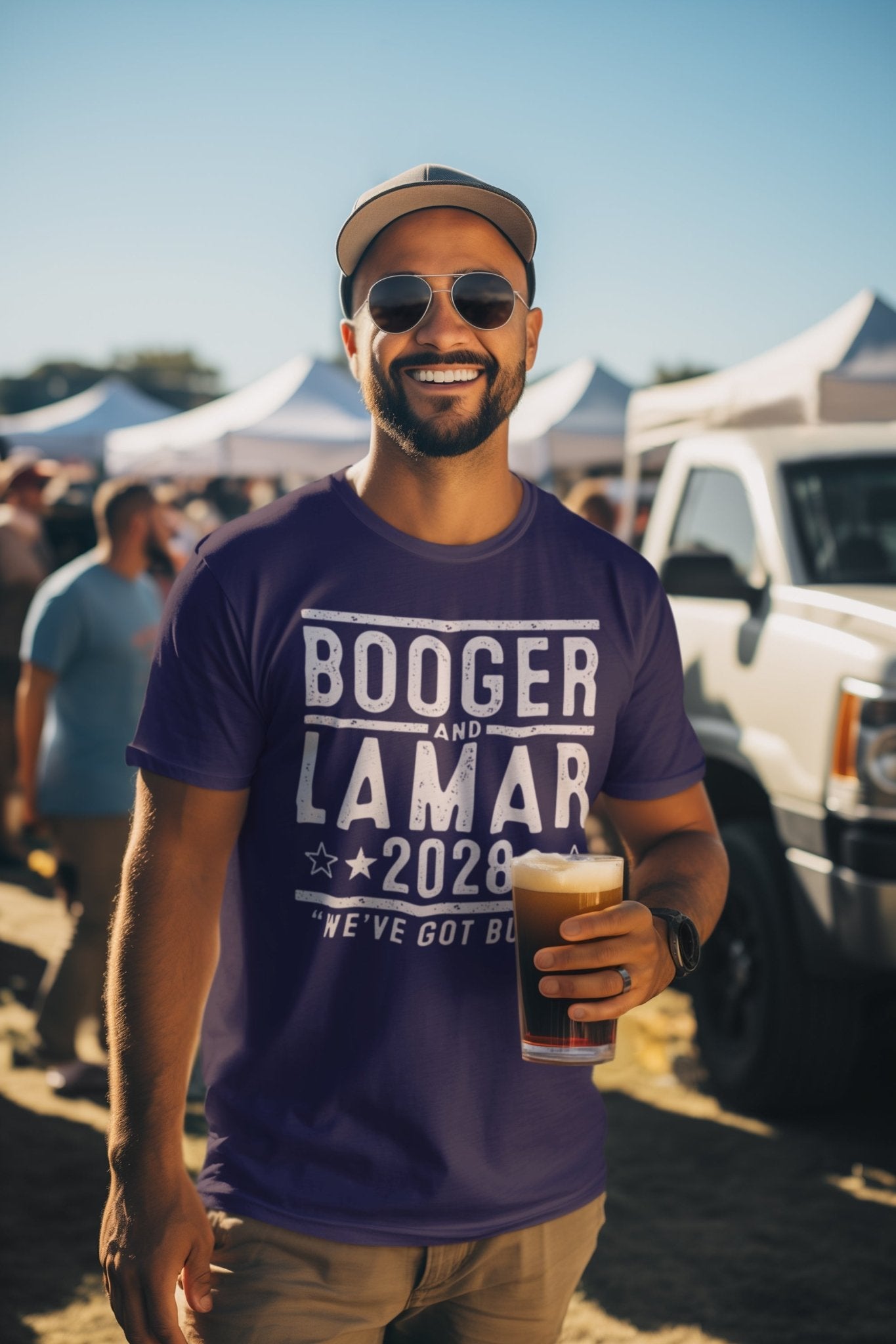 Booger and Lamar 2028 Election - Donkey Tees T-shirt