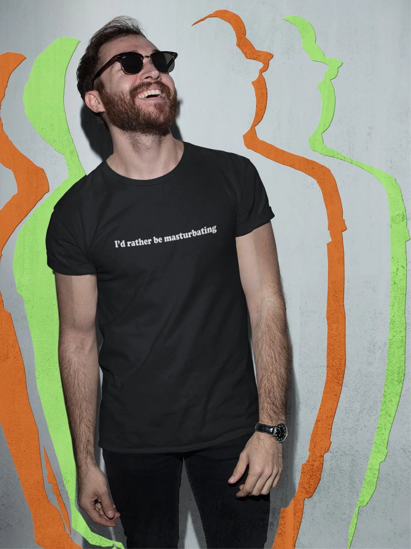 I'd Rather Be Masturbating - Donkey Tees T-shirt