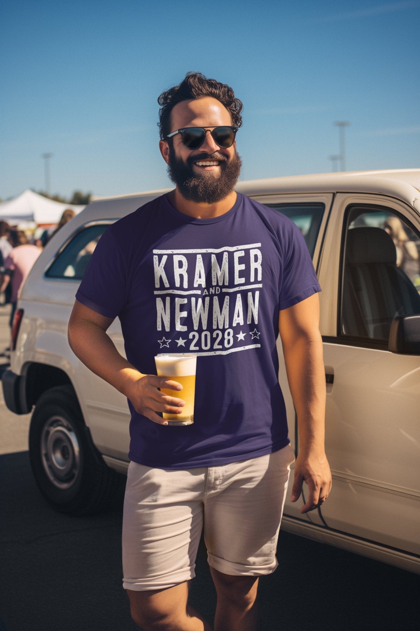 Kramer and Newman 2028 Election - Donkey Tees T-shirt