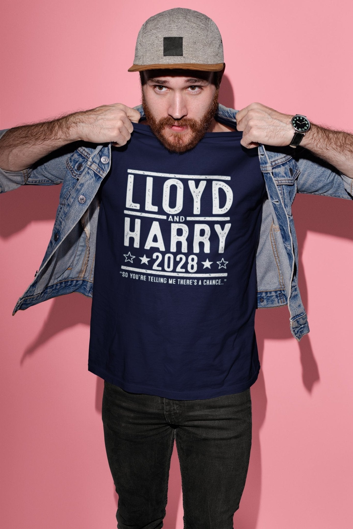 Lloyd and Harry 2028 Election - Donkey Tees T-shirt