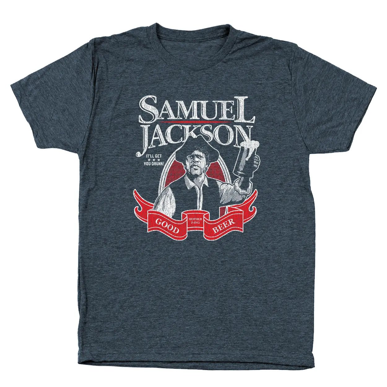 Samuel Jackson Beer - Donkey Tees T-shirt