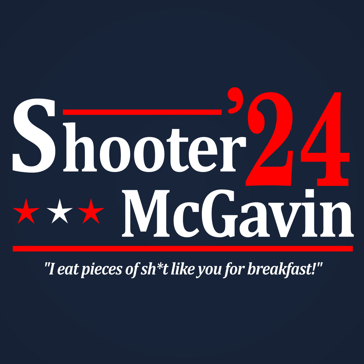 Shooter McGavin 2024 Election Tshirt - Donkey Tees