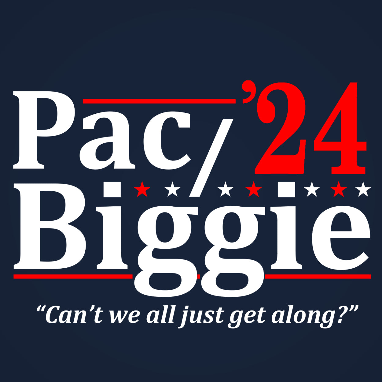 Pac and Biggie 2024 Election Tshirt - Donkey Tees