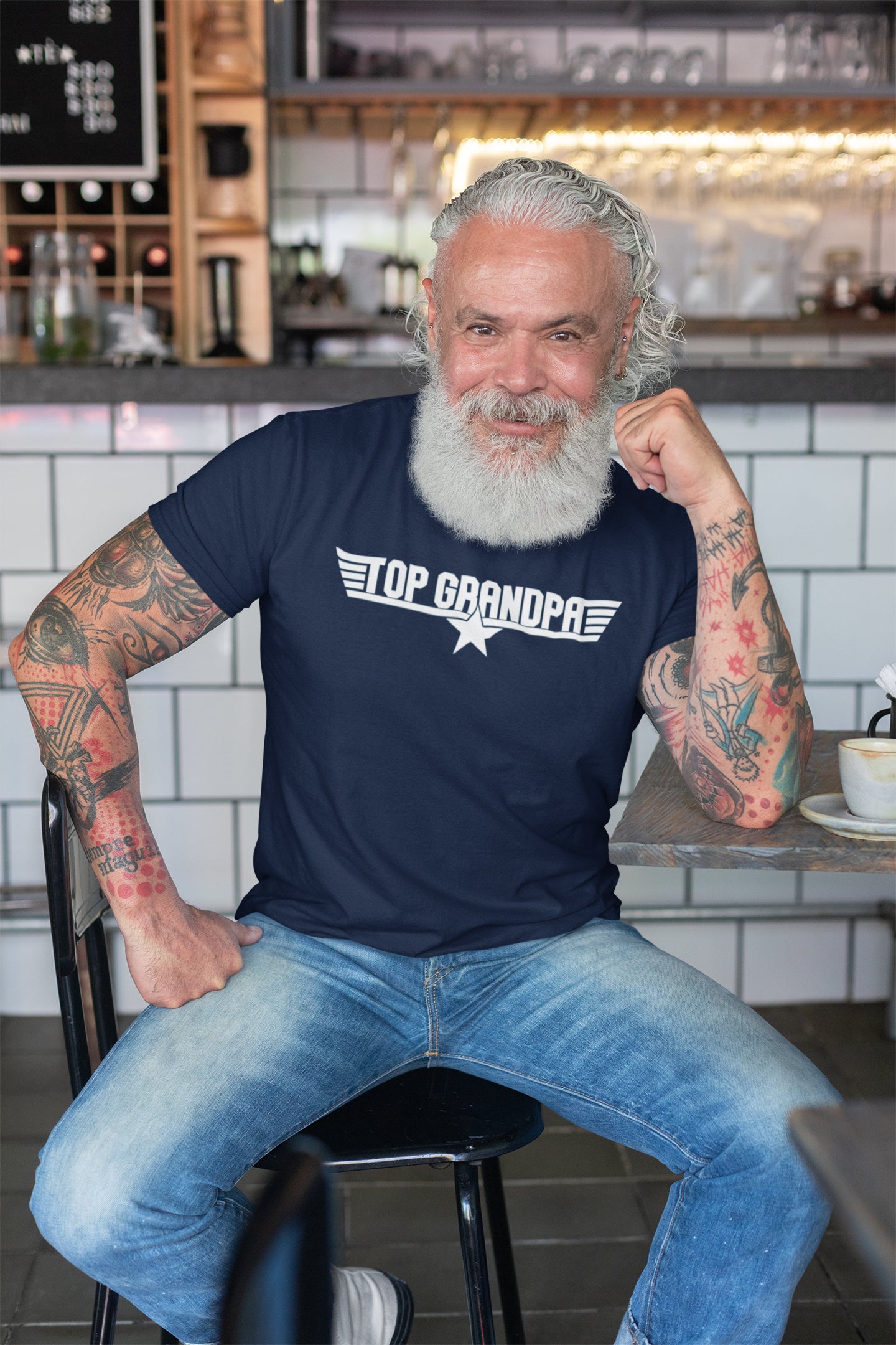 Top Grandpa Tshirt - Donkey Tees