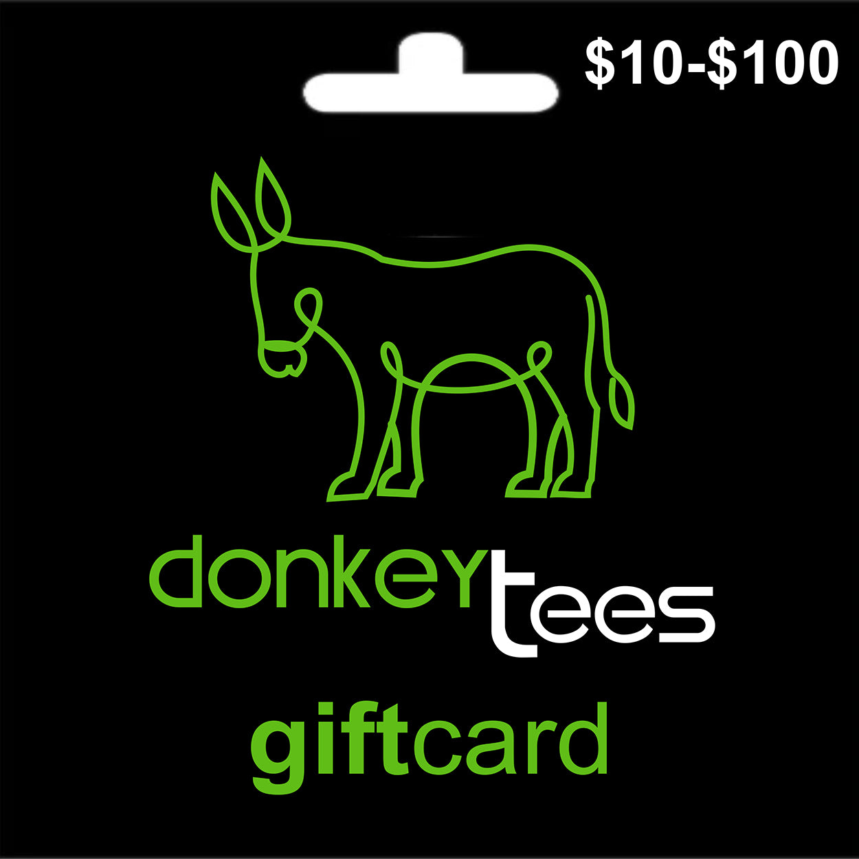 Donkey Tees Gift Card Tshirt - Donkey Tees
