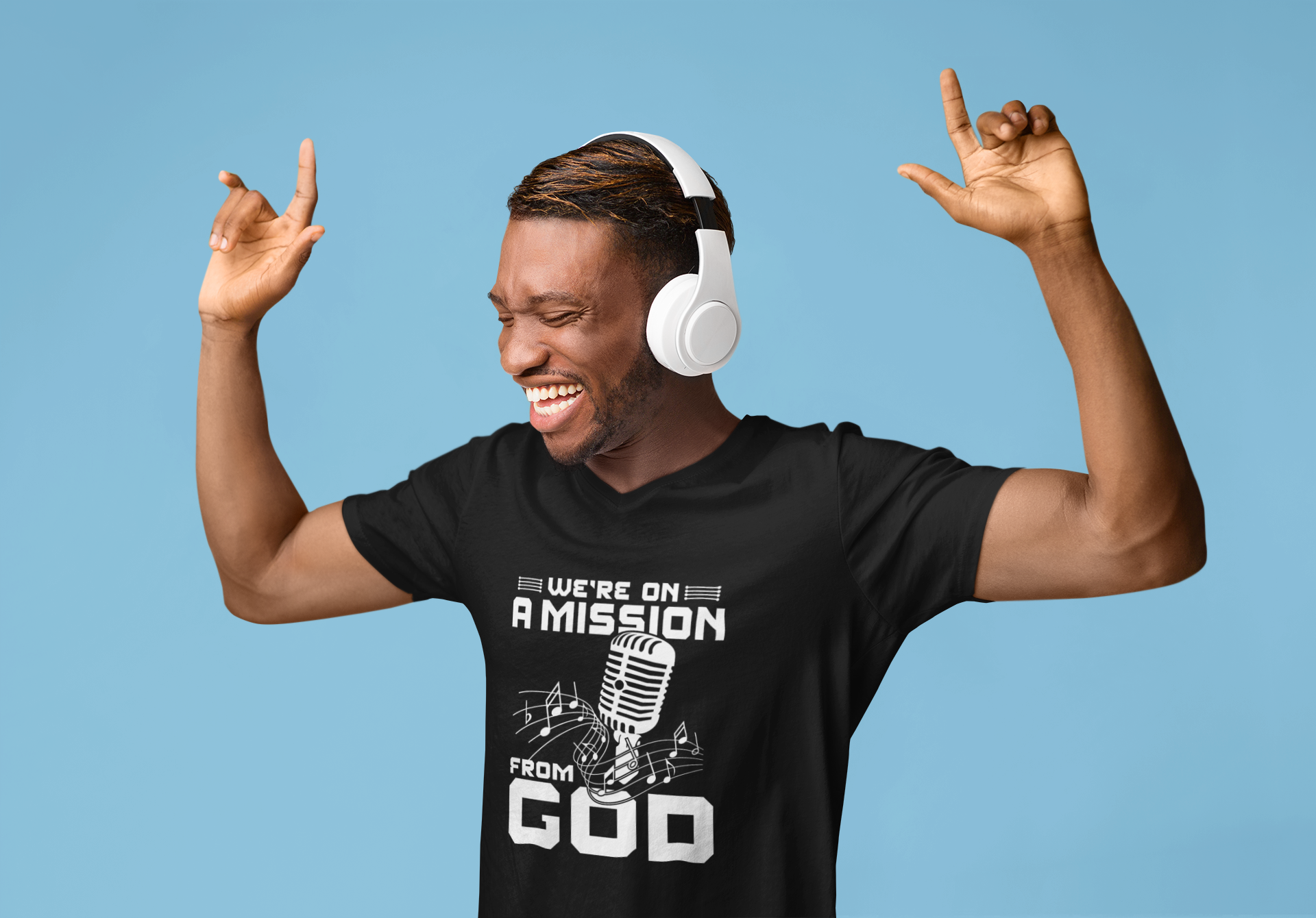 We're On A Mission From God Tshirt - Donkey Tees