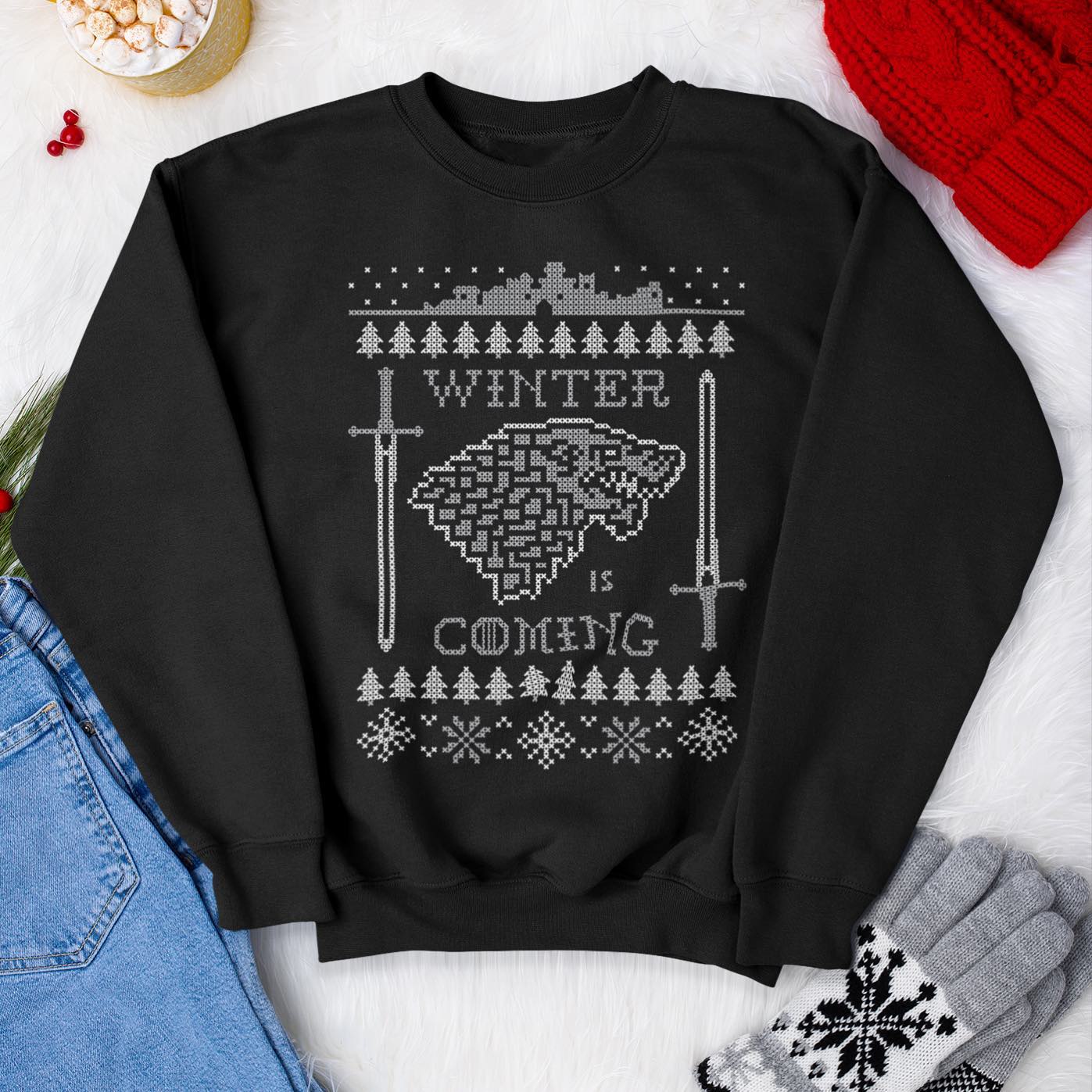 Winter is Coming... holiday sweater... - Donkey Tees