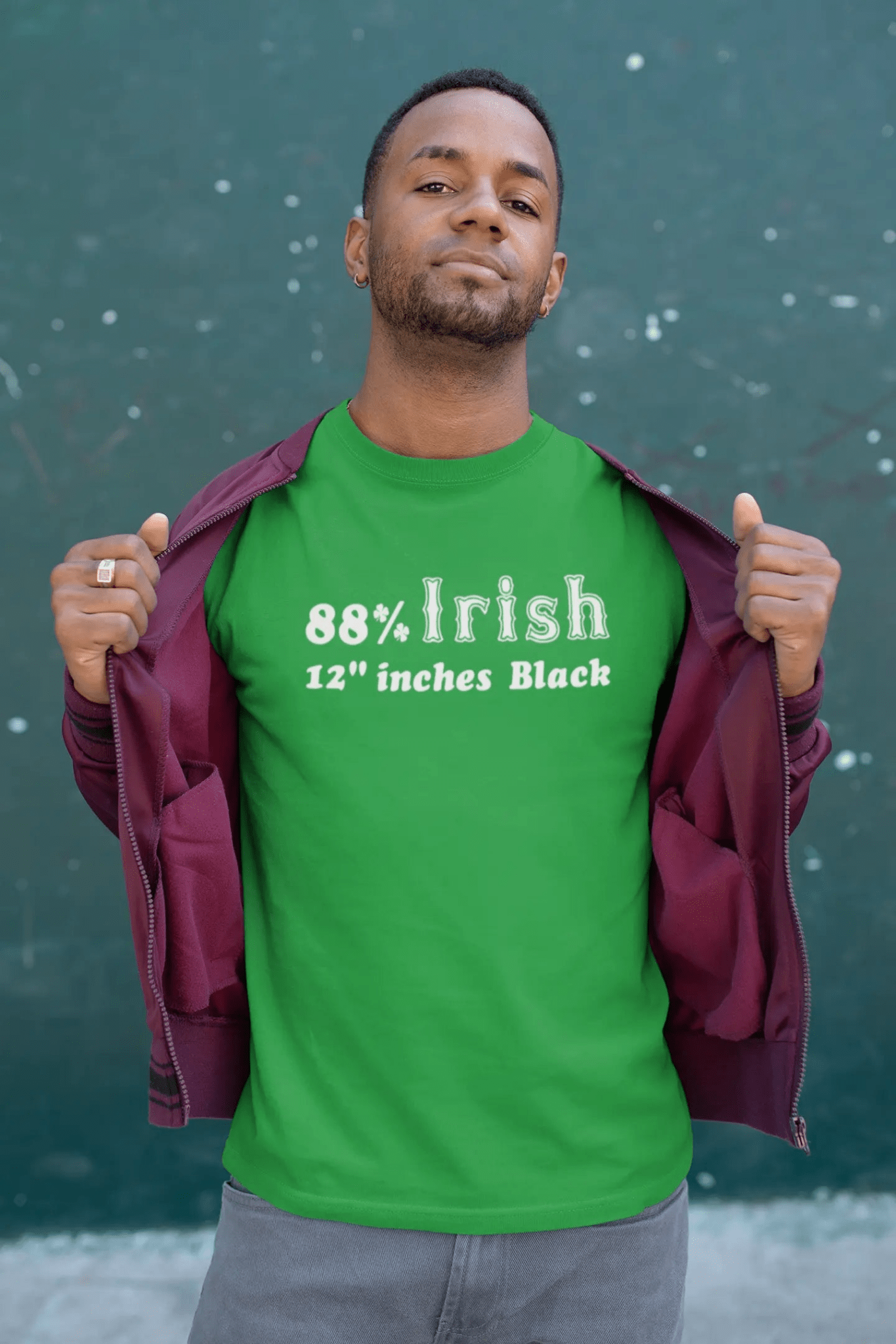 88 Irish 12 Inches Black - Donkey Tees T-shirt