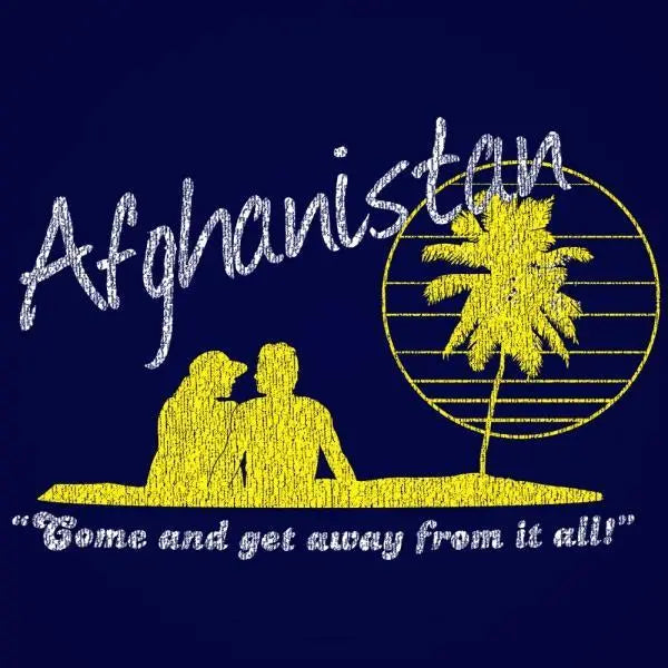 Afghanistan Vacation Tshirt - Donkey Tees