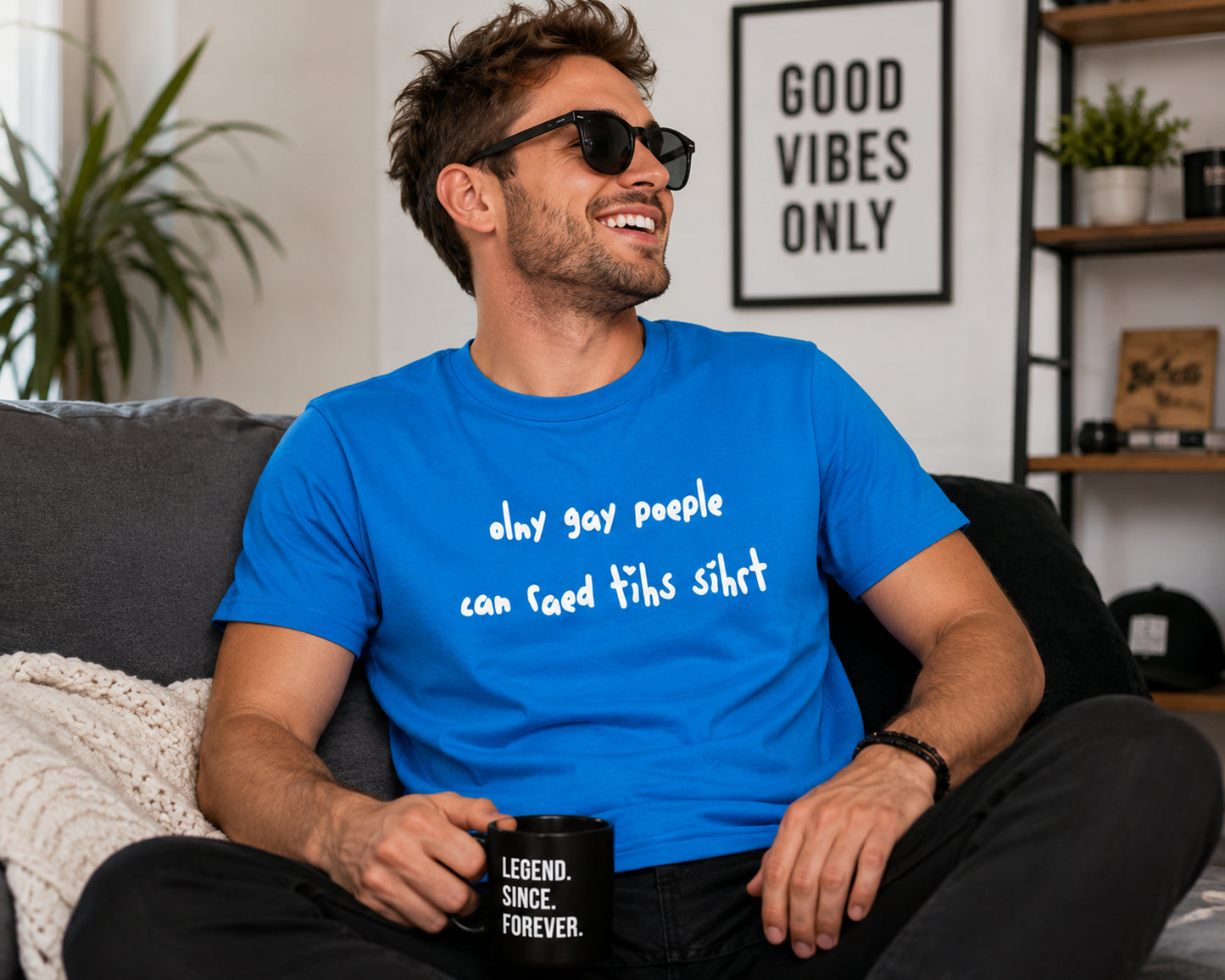 Only Gay People Can Read This Shirt