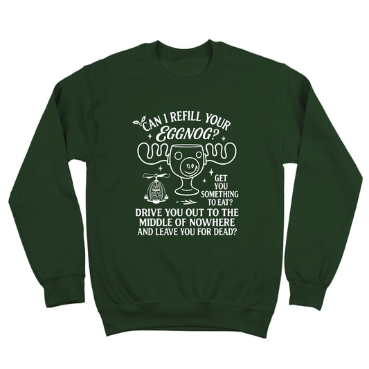 Can I Refill Your Eggnog? Moose Glass