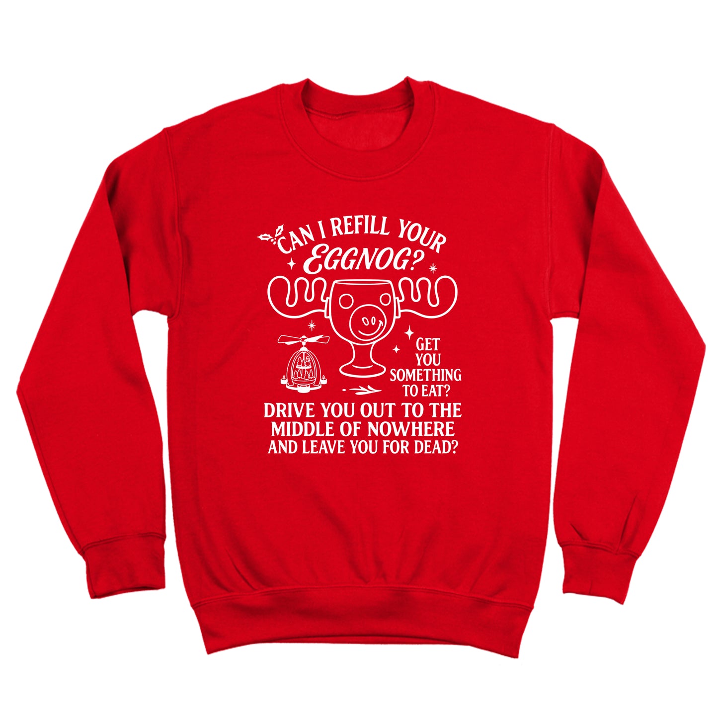 Can I Refill Your Eggnog? Moose Glass