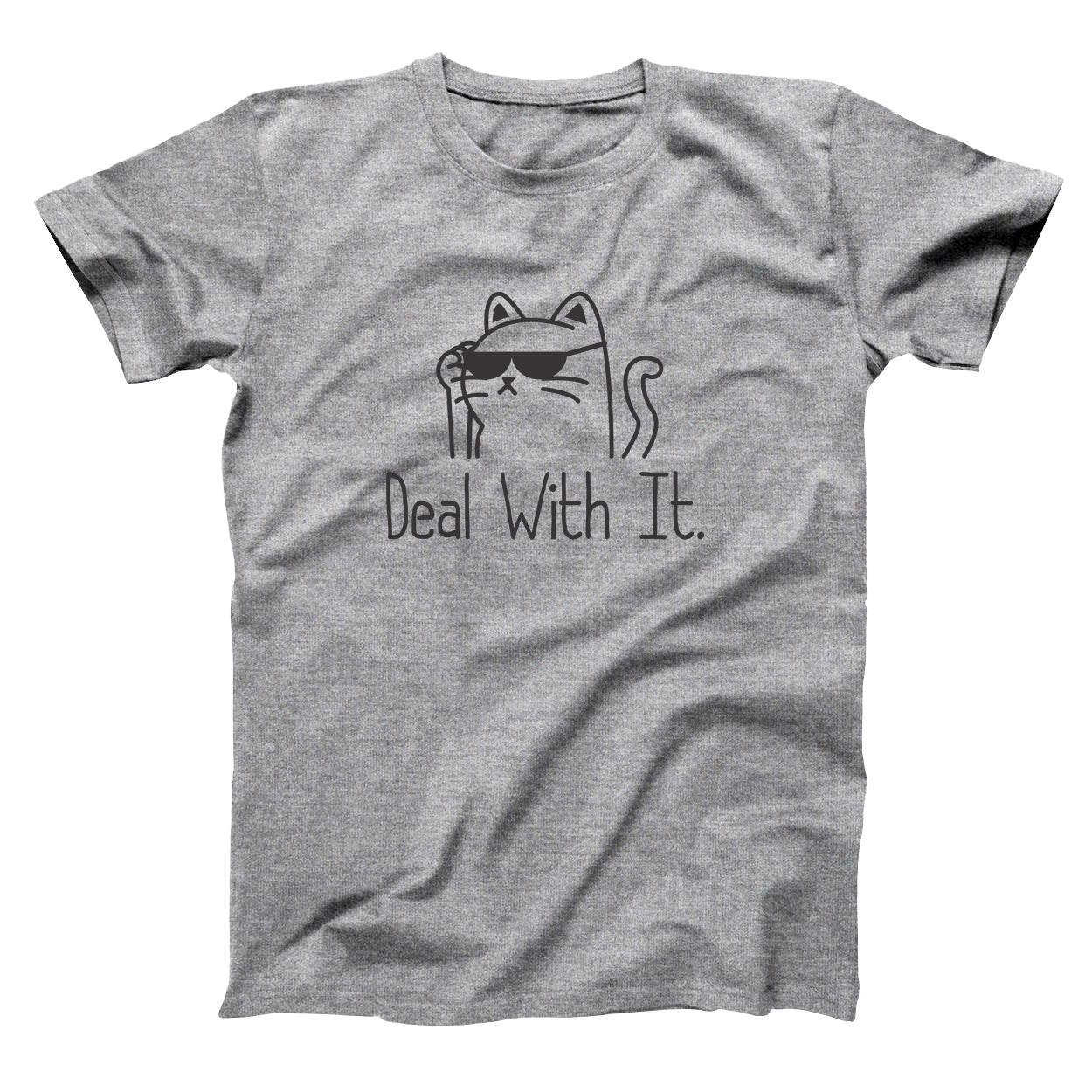 Deal With It Cat Tshirt - Donkey Tees