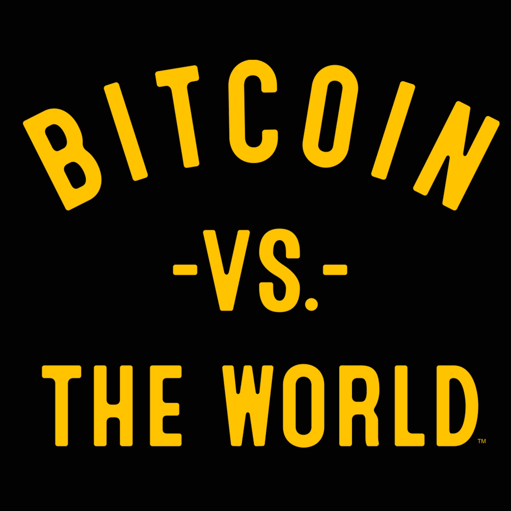 Bitcoin Vs The World  Tshirt - Donkey Tees