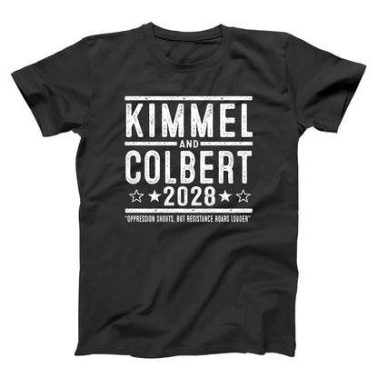 Kimmel and Colbert 2028 Election Shirt