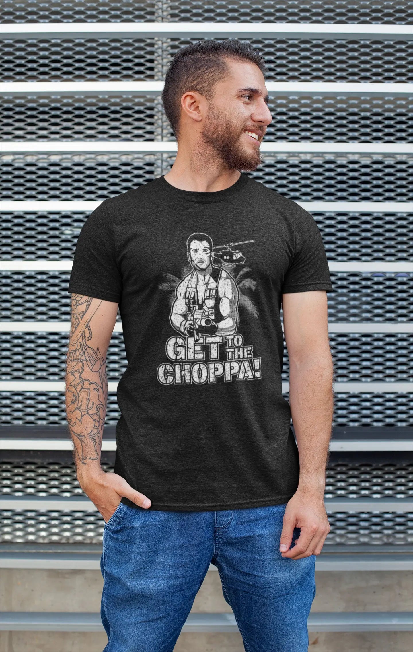 Get To The Choppa Tshirt - Donkey Tees