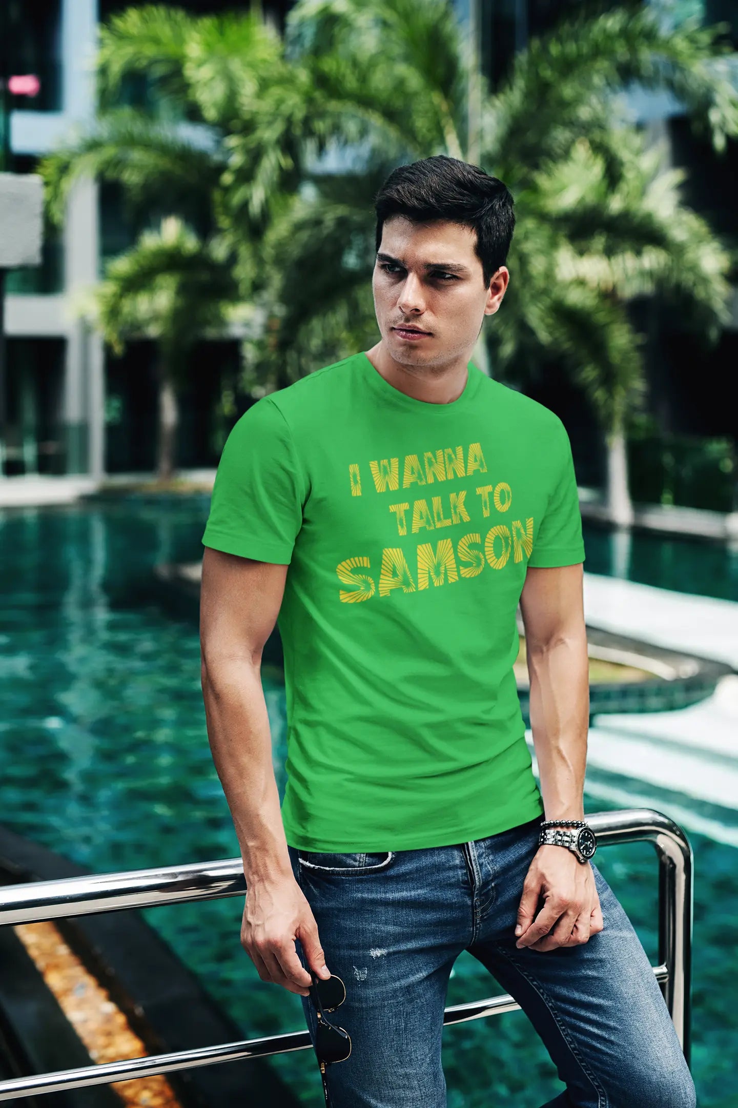 I Wanna Talk To Samson Tshirt - Donkey Tees