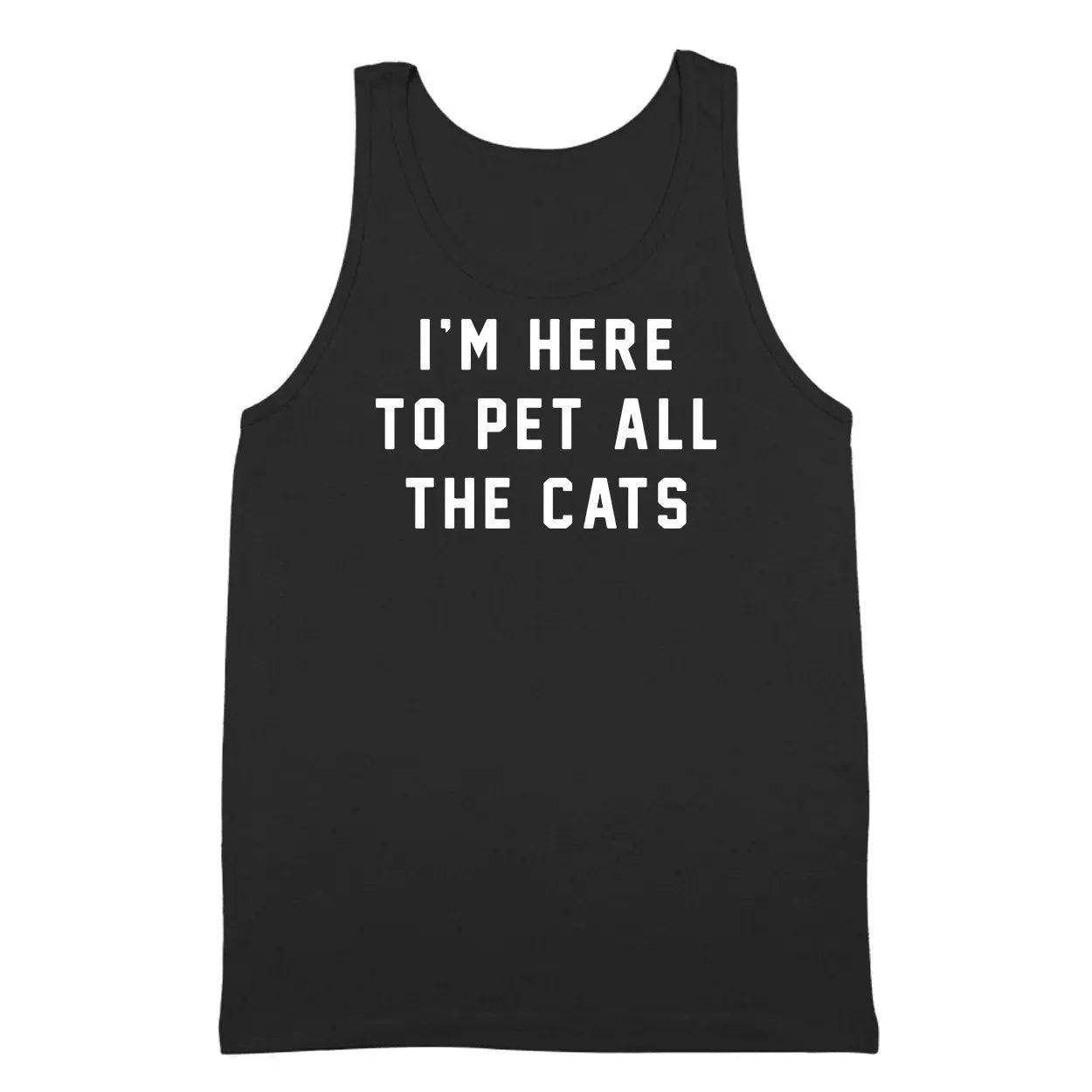 I'm Here To Pet All The Cats Tshirt - Donkey Tees