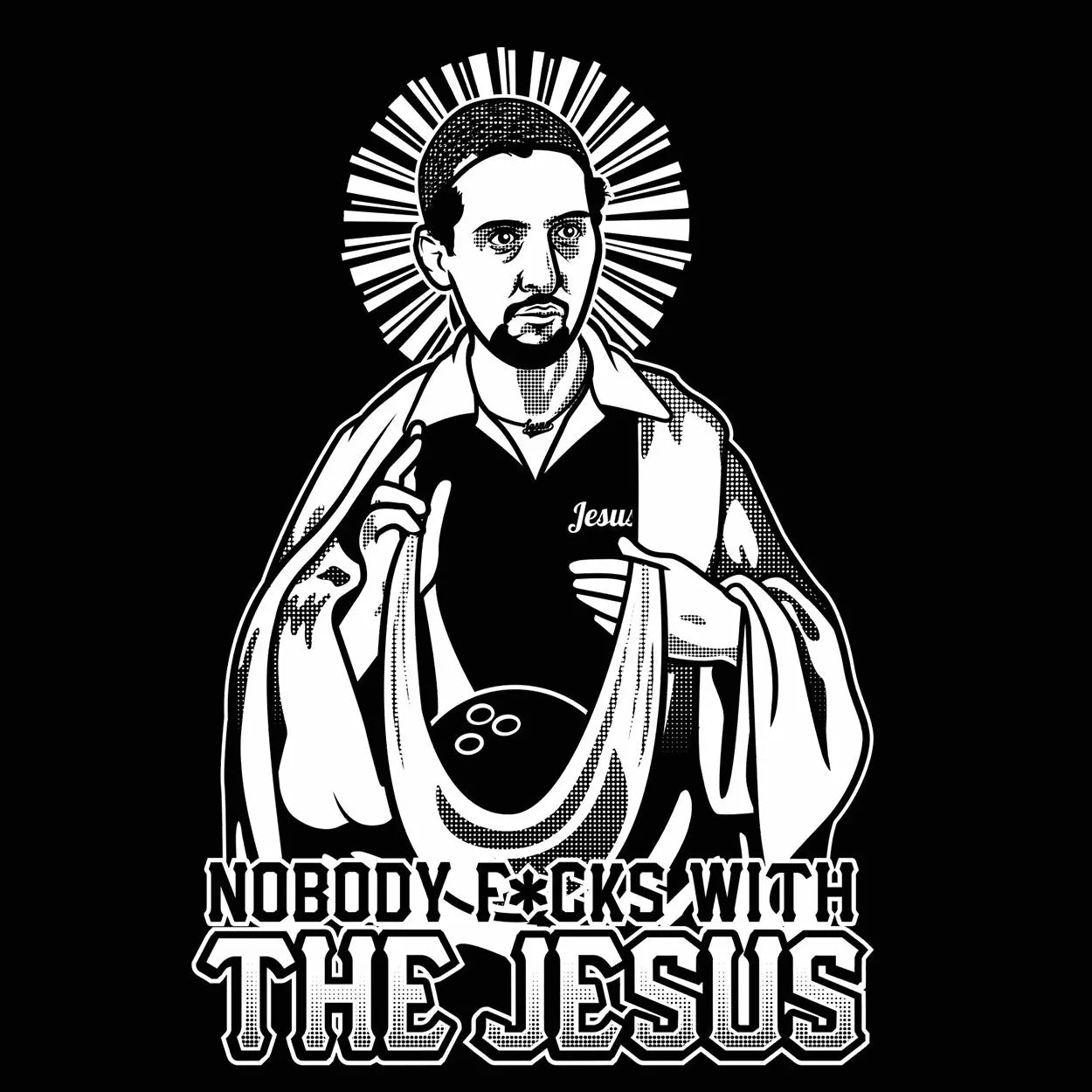 Nobody F*cks With The Jesus Tshirt - Donkey Tees