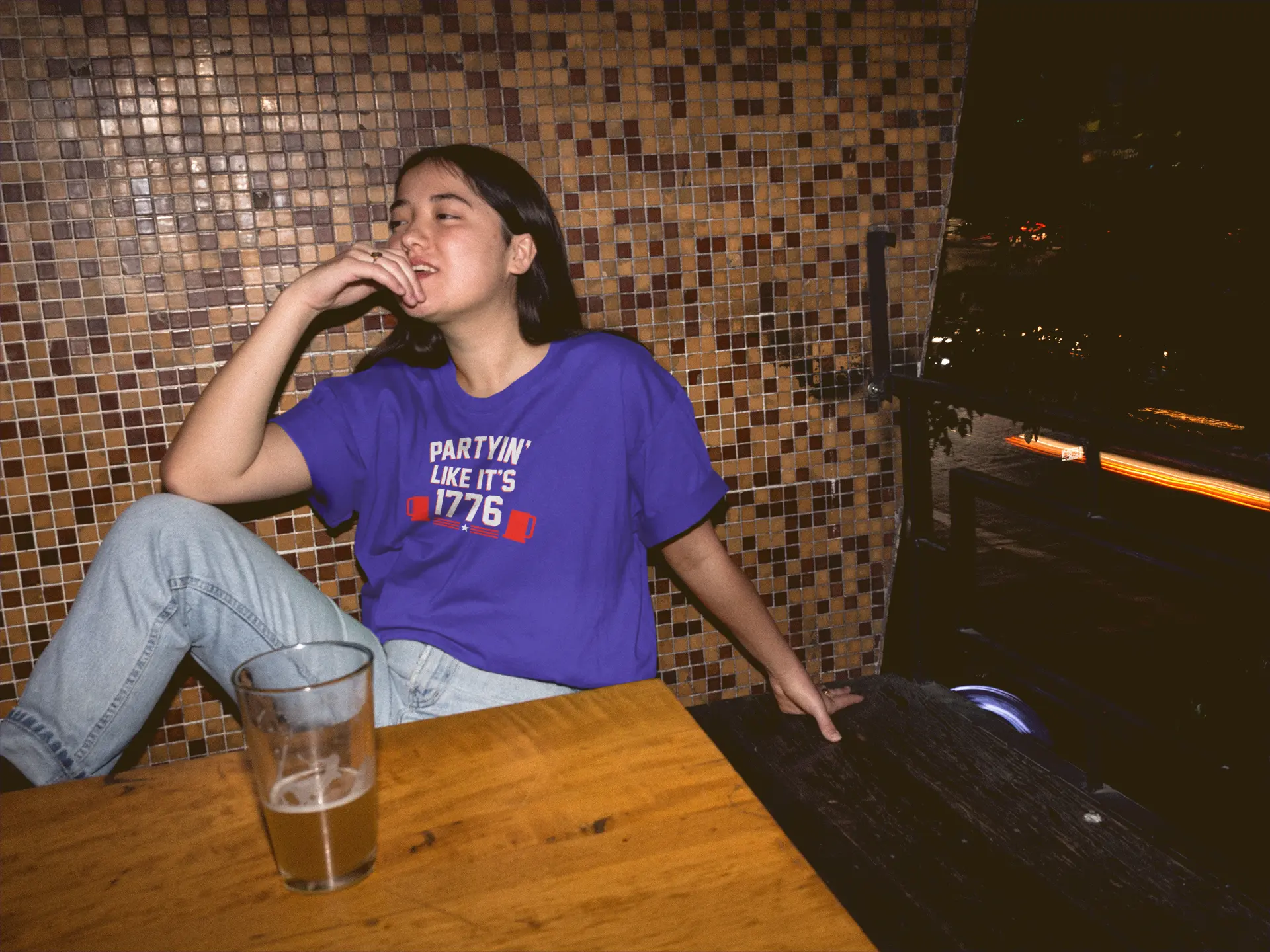 Partying Like Its 1776 Tshirt - Donkey Tees