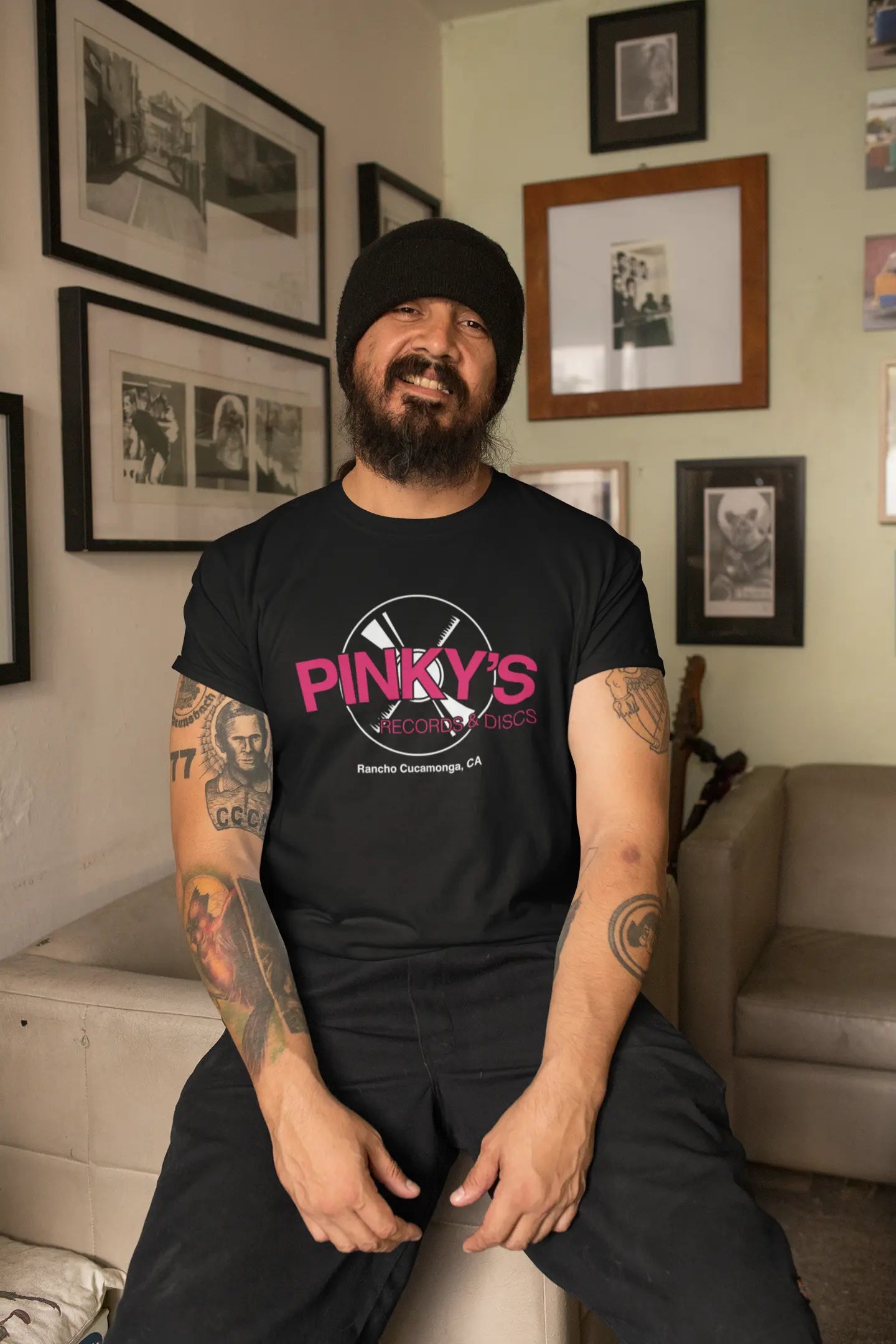 Pinky's Records Tshirt - Donkey Tees