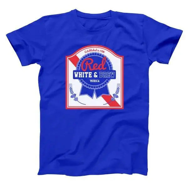 Red White And Brew Tshirt - Donkey Tees