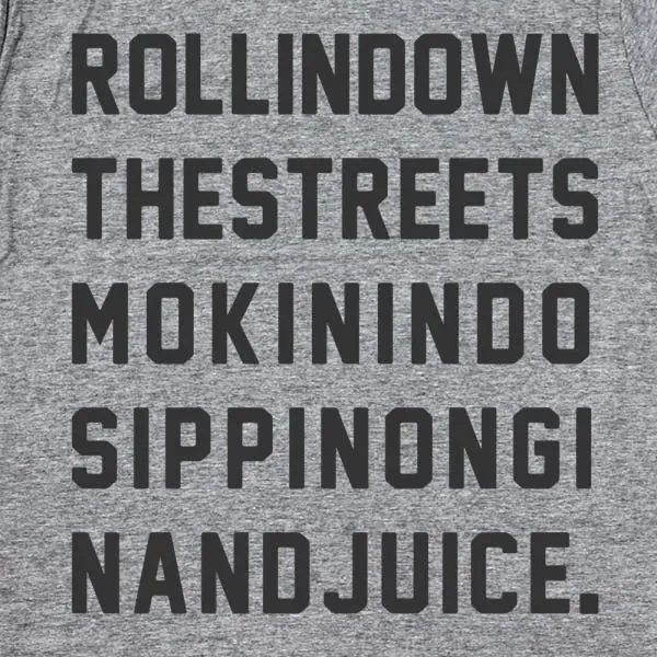 Rolling Down The Streets Tshirt - Donkey Tees