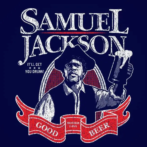 Samuel Jackson Beer Tshirt - Donkey Tees