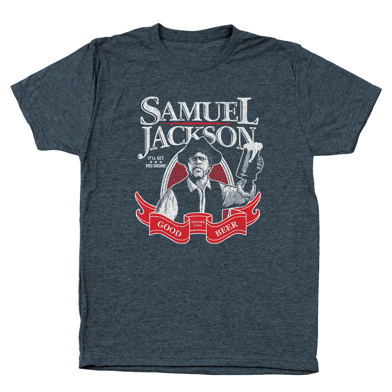 Samuel Jackson Beer Tshirt - Donkey Tees