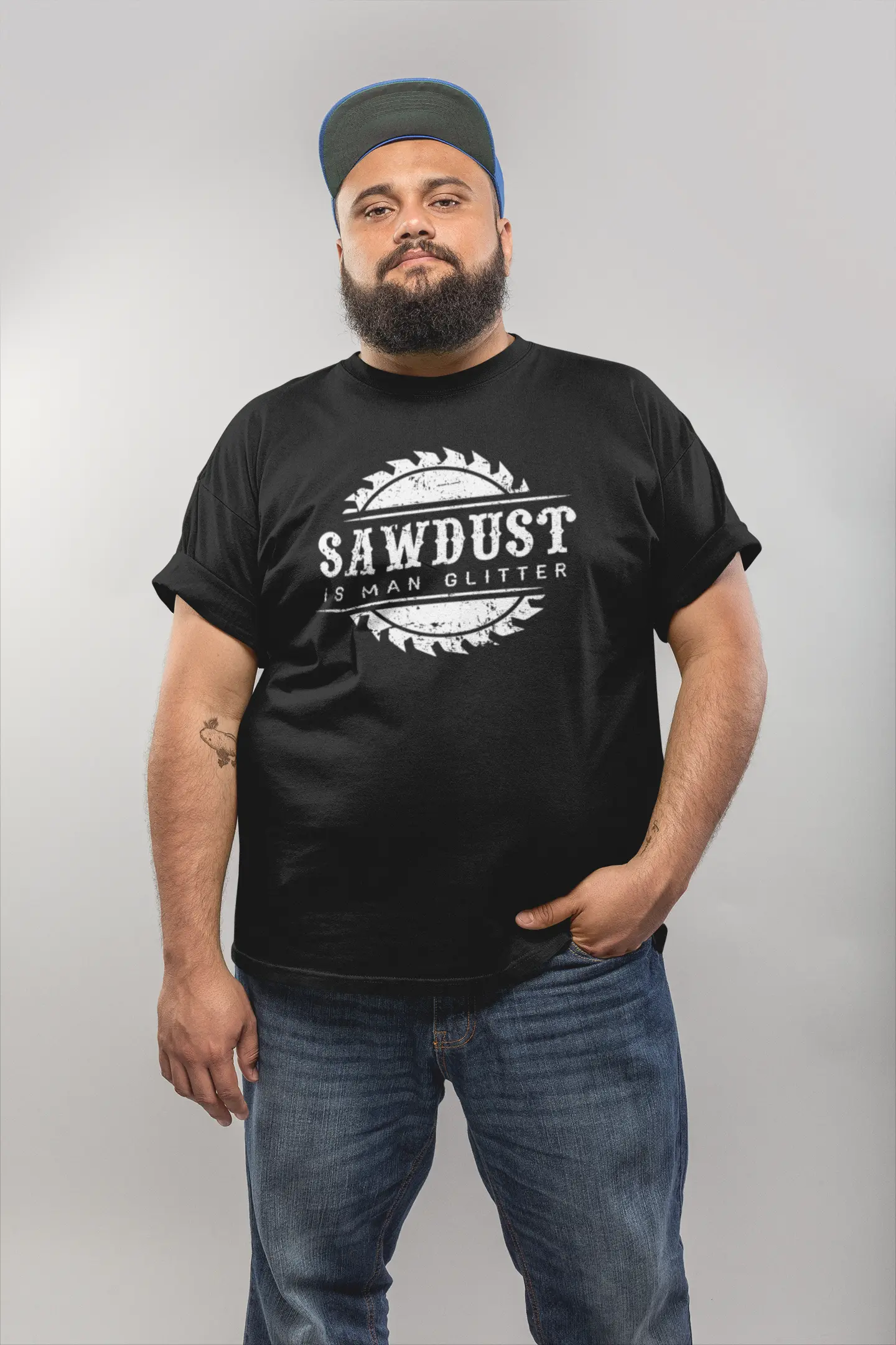 Sawdust Is Man Glitter Tshirt - Donkey Tees