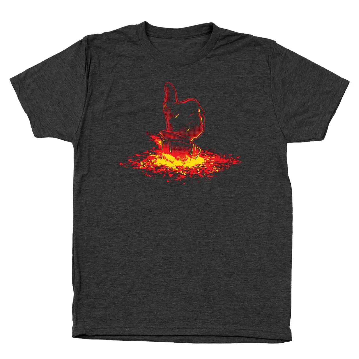 Thumbs Up Fire Tshirt - Donkey Tees