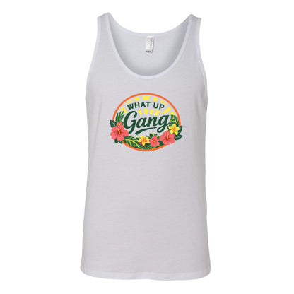 Floral What Up Gang - Unisex Tank Top