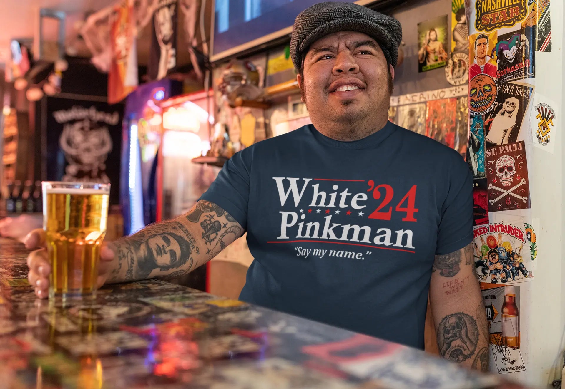 White Pinkman 2024 Election Tshirt - Donkey Tees