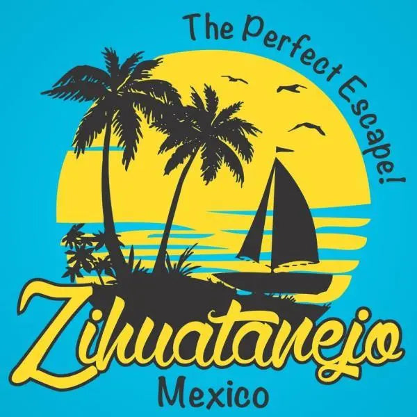 Zihuatanejo Mexico Tshirt - Donkey Tees