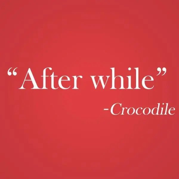 After While - Crocodile - Donkey Tees T-shirt