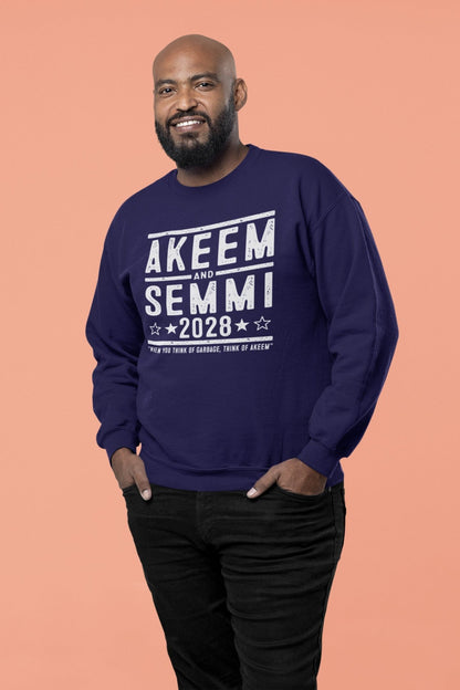 Akeem and Semmi 2028 Election - Donkey Tees T-shirt