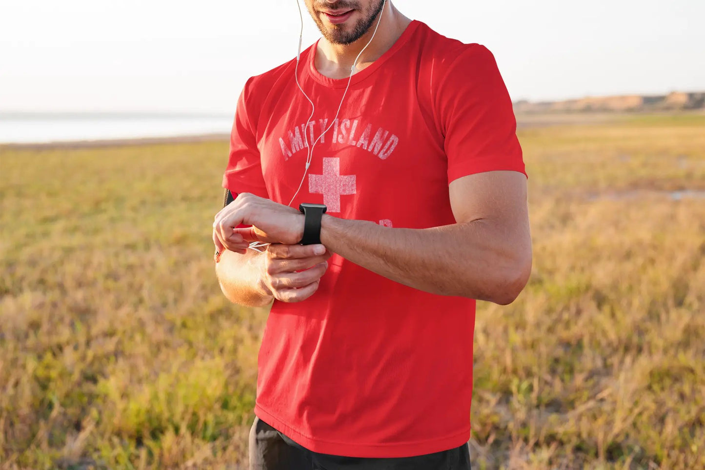 Amity Island Lifeguard - Donkey Tees T-shirt